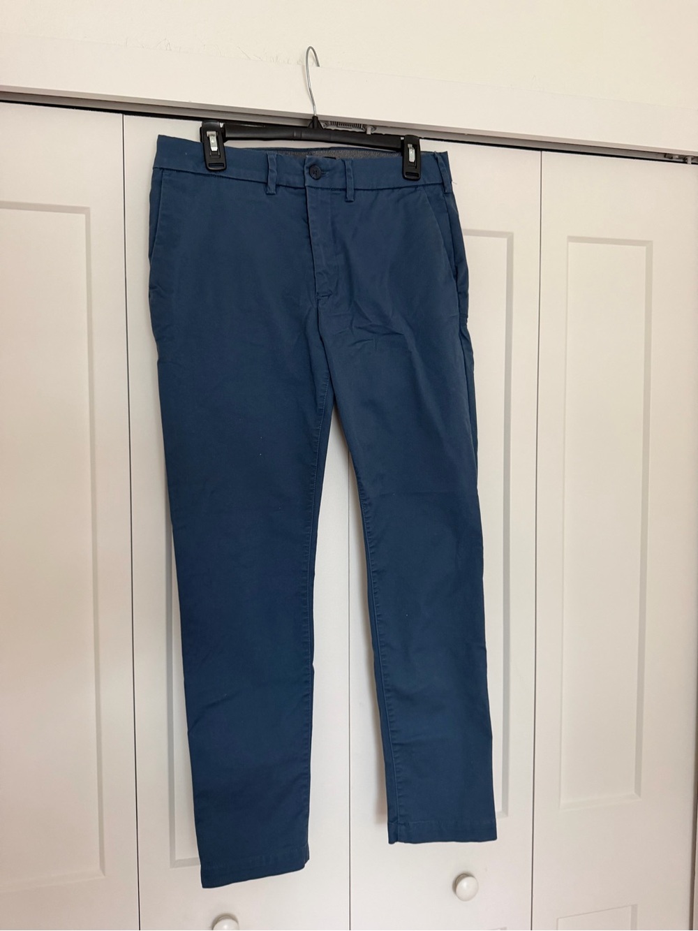 Express Men's Slim Fit Navy Chino Pants